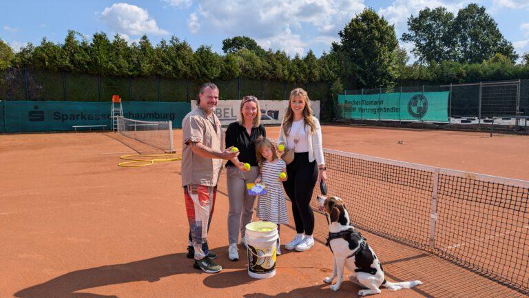 Tennisballspende an die Magister Nothold Grundschule in Lindhorst: Ein zweites Leben für alte Tennisbälle!